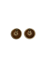 Ribbed Clip-on Earrings