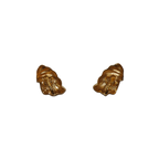 Elongated Swirl Clip-on Earrings