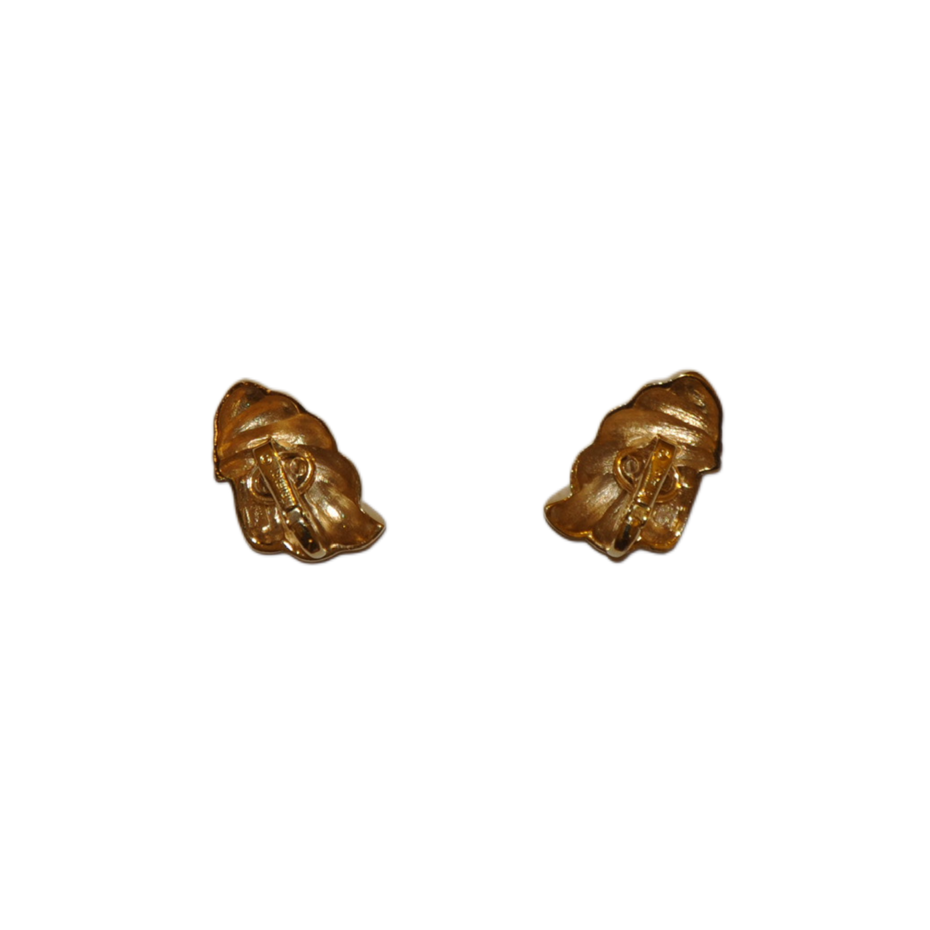 Elongated Swirl Clip-on Earrings