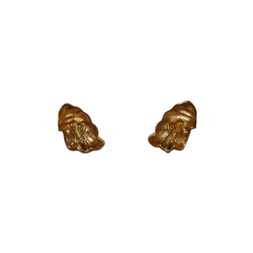 Elongated Swirl Clip-on Earrings