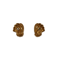 Ribbed Knot Clip-on Earrings