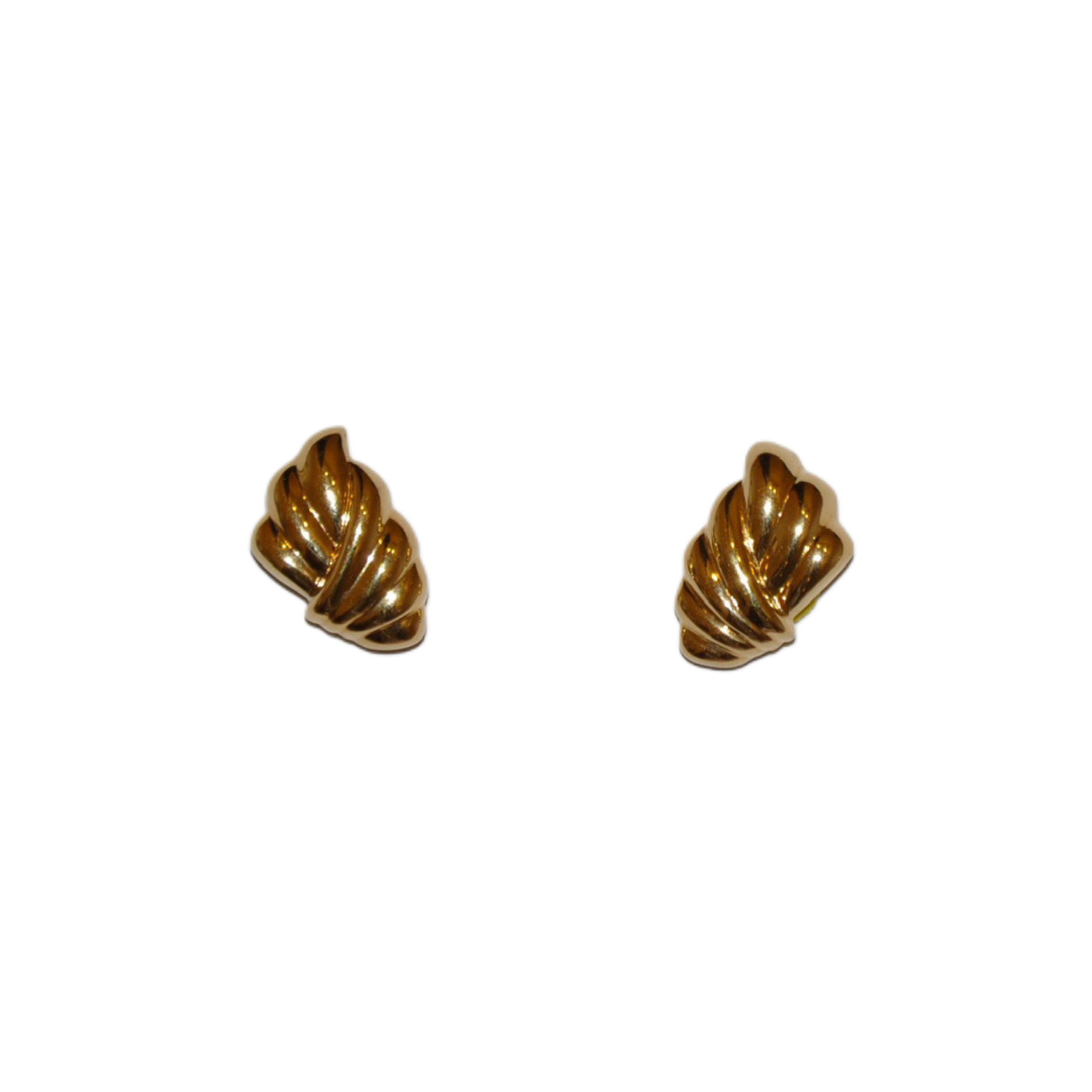 Elongated Swirl Clip-on Earrings