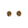 Oval Teardrop Clip-on Earrings