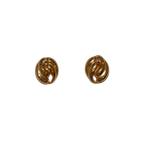 Oval Teardrop Clip-on Earrings
