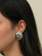 Large Shell Clip-on Earrings