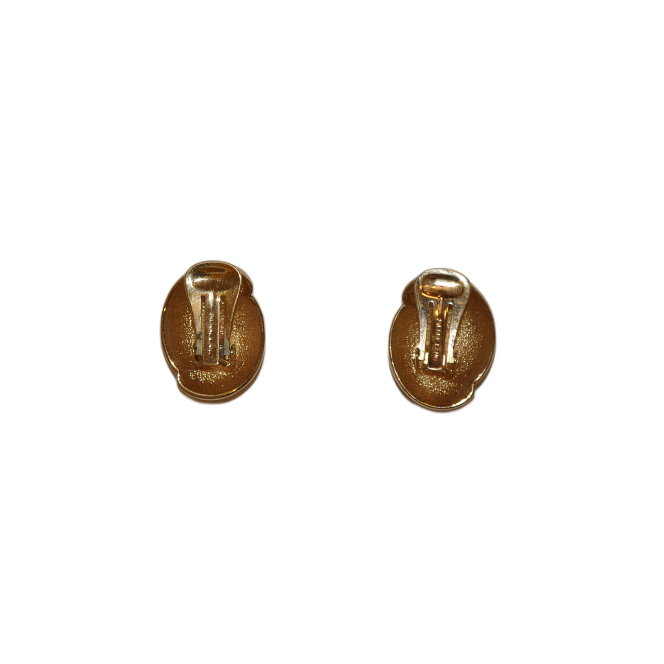 Coffee Bean Clip-on Earrings