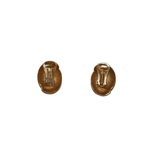 Coffee Bean Clip-on Earrings