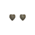 Wrapped Heart Clip-on Earrings