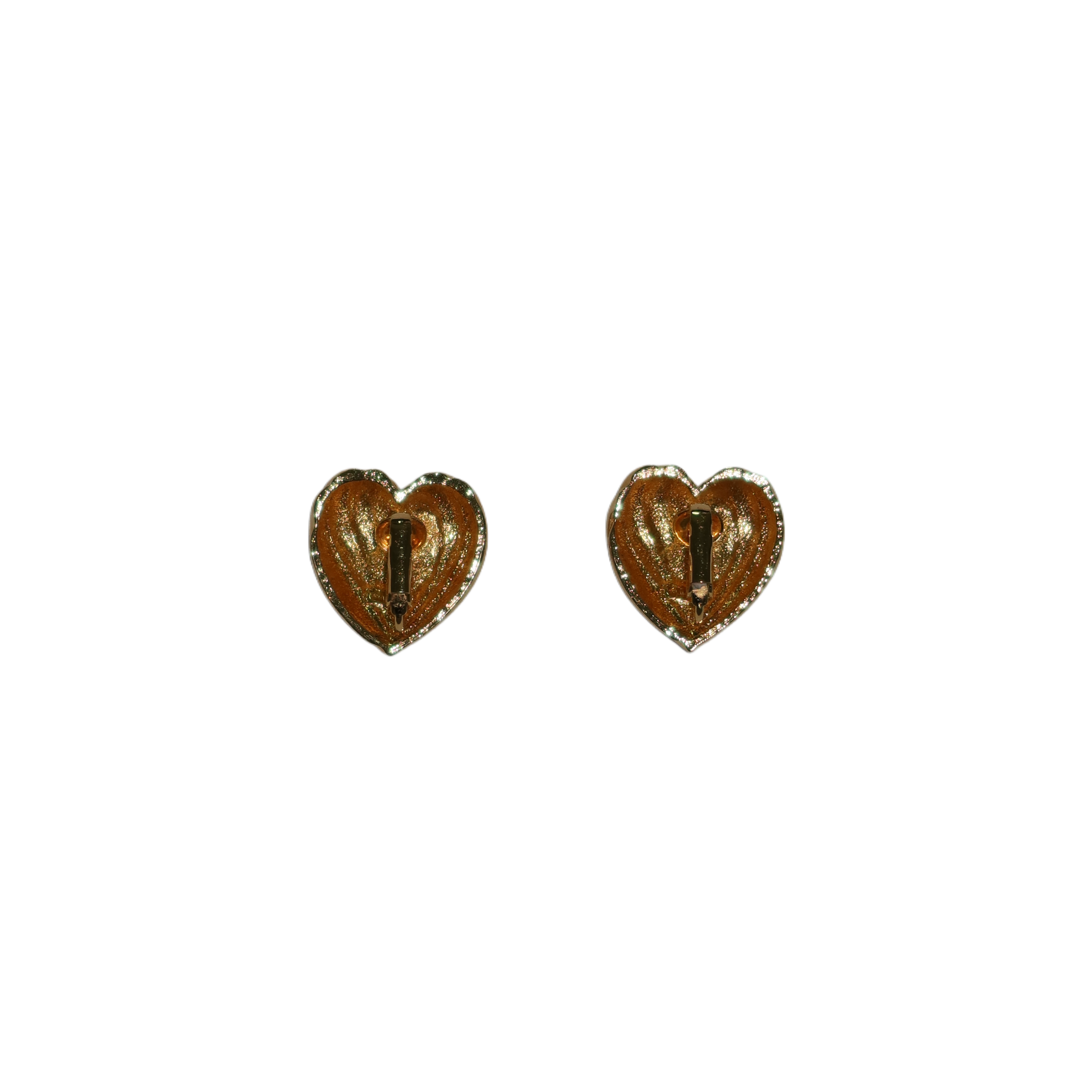 Heart Shaped Clip-on Earrings