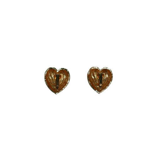 Heart Shaped Clip-on Earrings