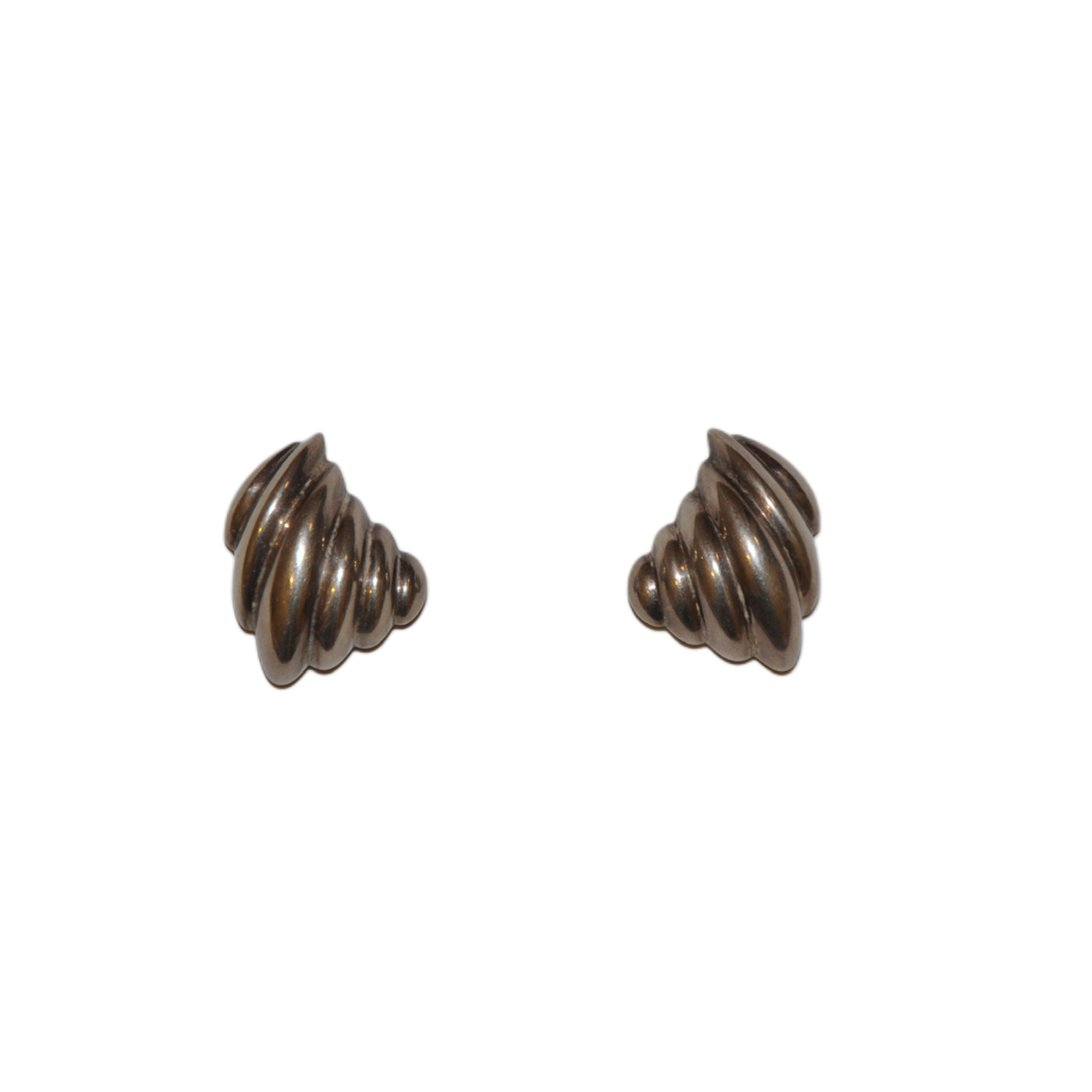 Ribbed Clip-on Earrings