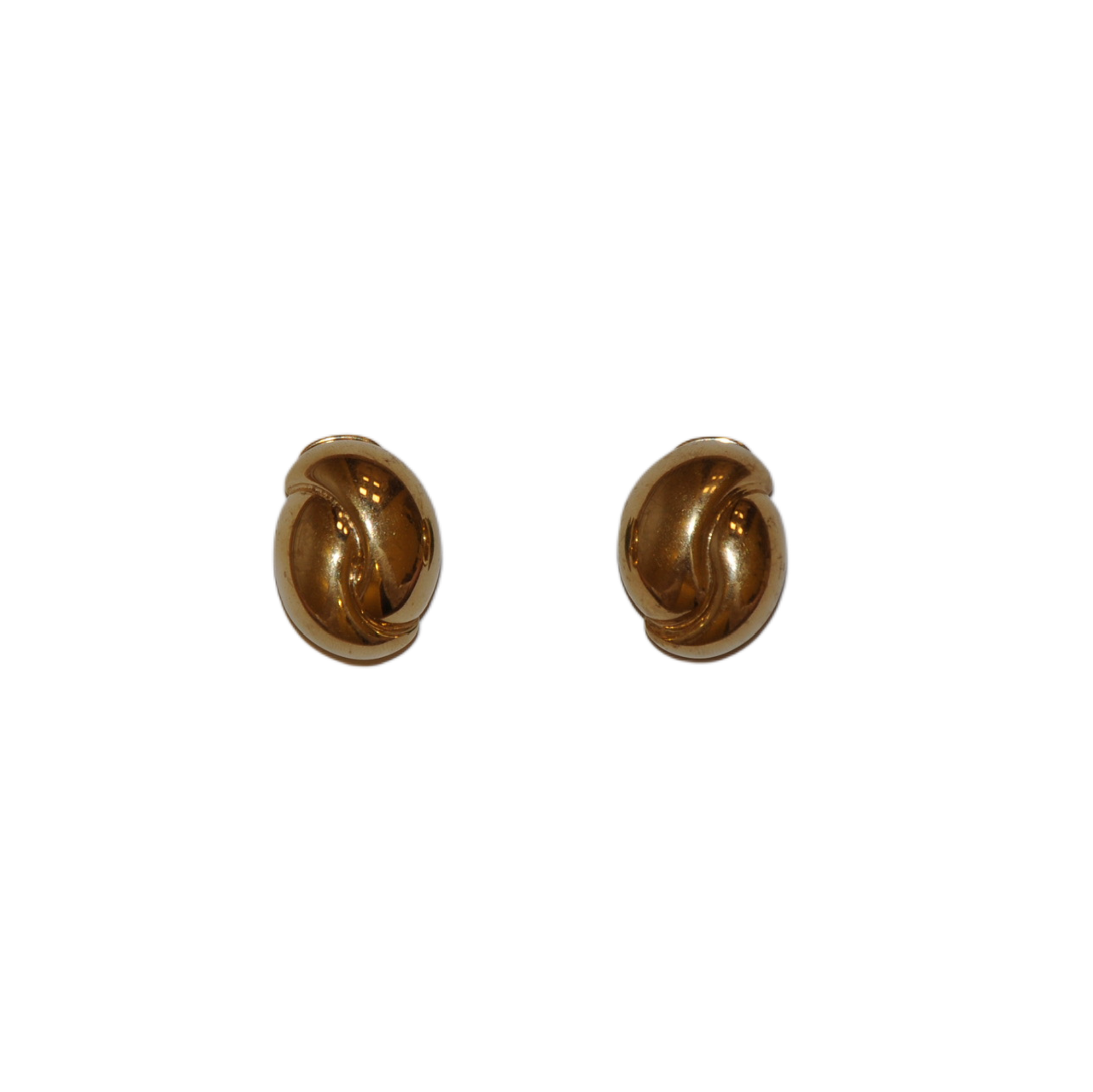 Coffee Bean Clip-on Earrings