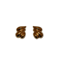 Puffed Swirl Clip-on Earrings