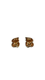 Puffed Swirl Clip-on Earrings