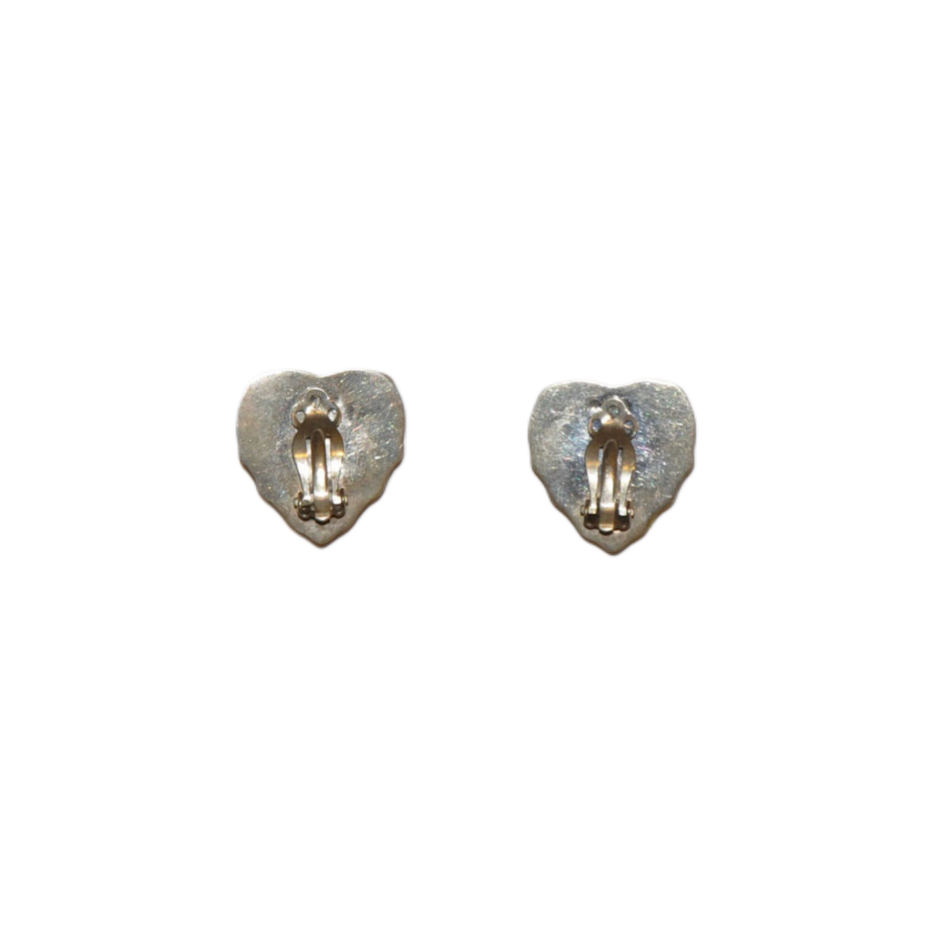 Wrapped Heart Clip-on Earrings
