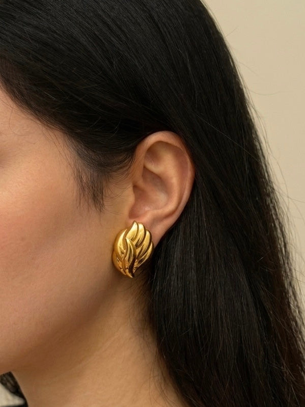 Leaf Clip-on Earrings
