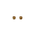 Pumpkin-shaped Clip-on Earrings