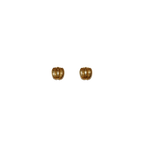 Pumpkin-shaped Clip-on Earrings