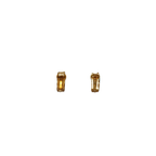 Ribbed Curve Clip-on Earrings