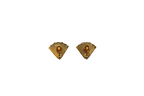 Pleated Fan Clip-on Earrings