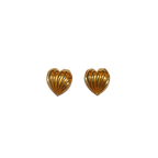 Heart Shaped Clip-on Earrings