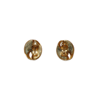 Oval Teardrop Clip-on Earrings